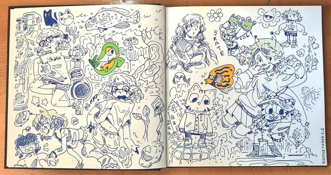 Mi versión del Inktober/Drawtober de este año:

🌻Doodletober 1 y 2🌻 