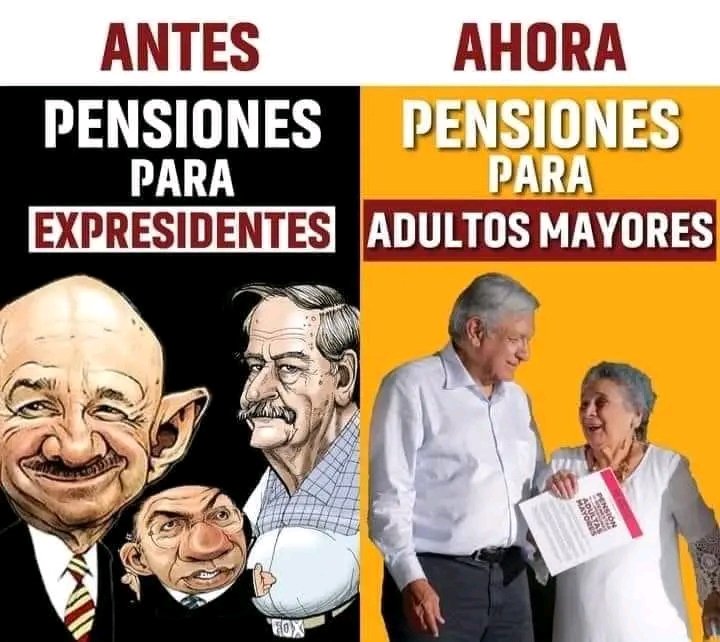 EL GOBIERNO DE AMLO ES UN GOBIERNO DEL PUEBLO ‼️

LES QUITÓ EL PODER A LOS QUE SE CREÍAN LOS DUEÑOS DE MÉXICO‼️

#EsUnHonorEstarConObrador