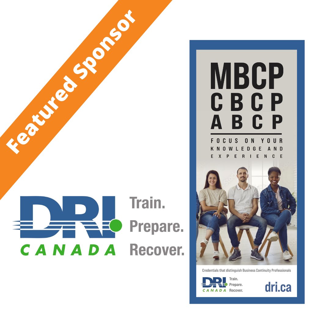 OntarioDEMCON's tweet image. Featured Sponsor of the Week: DRI CANADA  - Train. Prepare. Recover.

#demcon #demconference #ontario #management #conference #event #community #networking #learning #speakers #northamerica #panels #discussions #discussion #interviews #initiative #disasterresponse #recovery