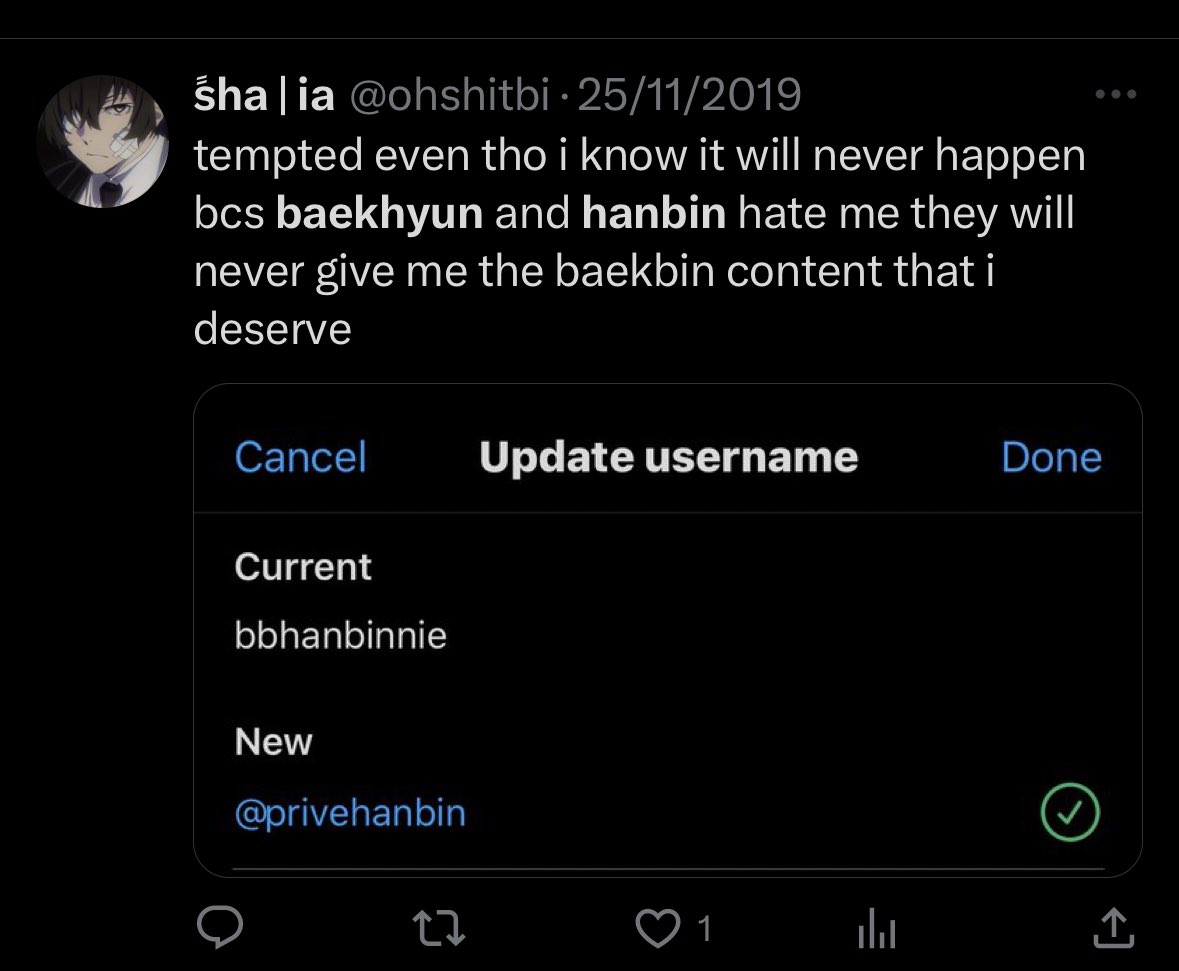 hello hello looks like baekhyun and hanbin do NOT hate me, thank u for your service 25/11/2019 user ohshitbi, i love u pls never stop manifesting