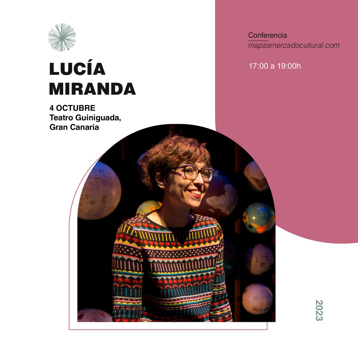 📣 ¡Te proponemos el mejor plan para el miércoles! 🤩  🎭 Lucía Miranda ofrecerá una conferencia abierta al público en Teatro Guiniguada, #GranCanaria.  ¡Recuerda!  ➡️ Miércoles 4 de octubre a partir de las 17:00 horas.  Inscríbete de manera gratuita
