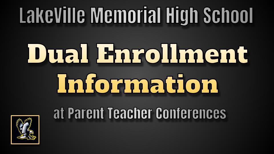 LkVlFalconPride's tweet photo. Dual Enrollment Presentation 10/17 and 10/19 https://t.co/pljjpV5P1K https://t.co/zU4fGLq9CZ
