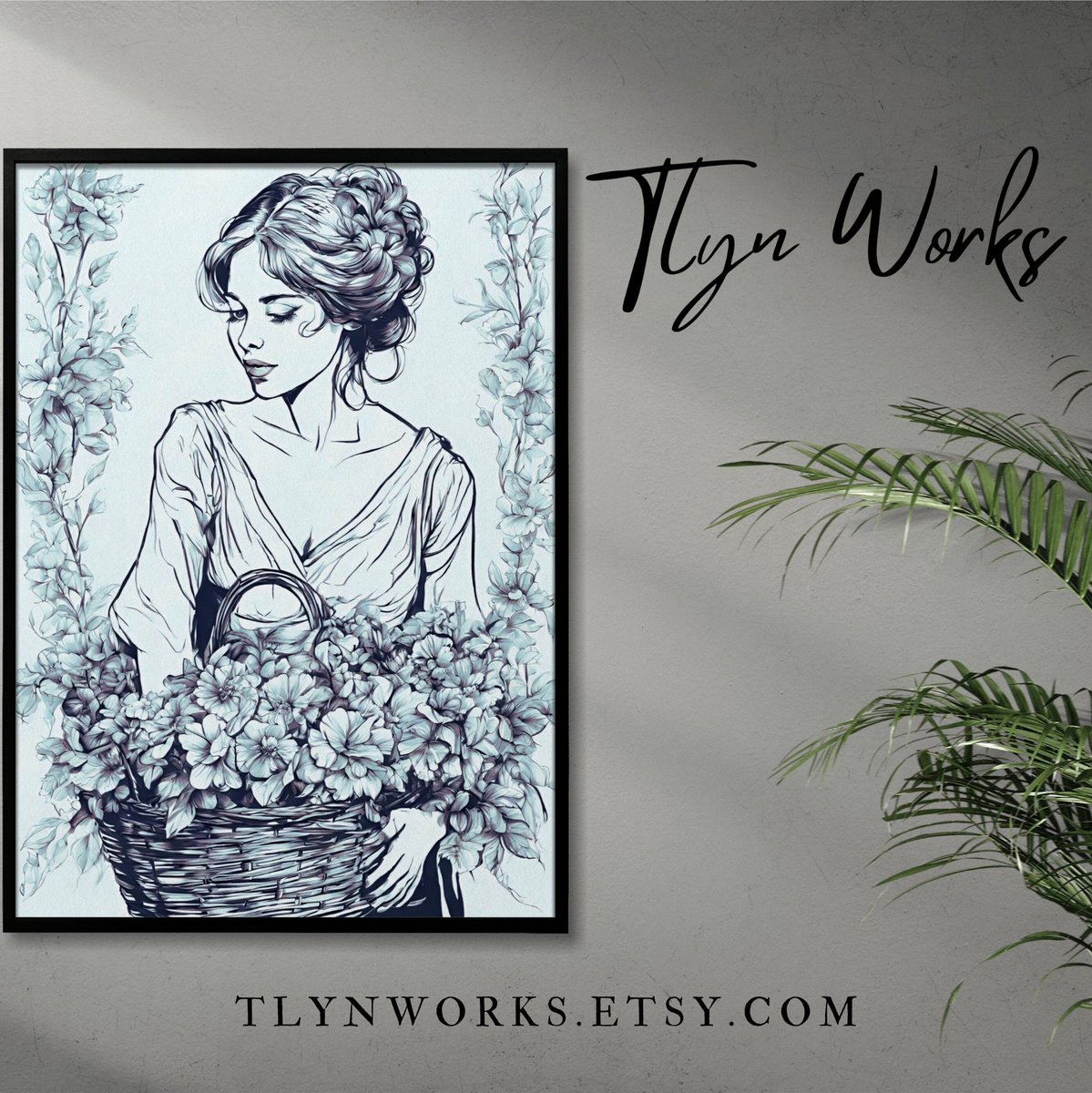 Wall Art, Poster, Sketch Art, Black ink, Line Art, Vector, Hom by TlyNWorks etsy.me/3RGGIkE via <a href="/Etsy/">Etsy</a>