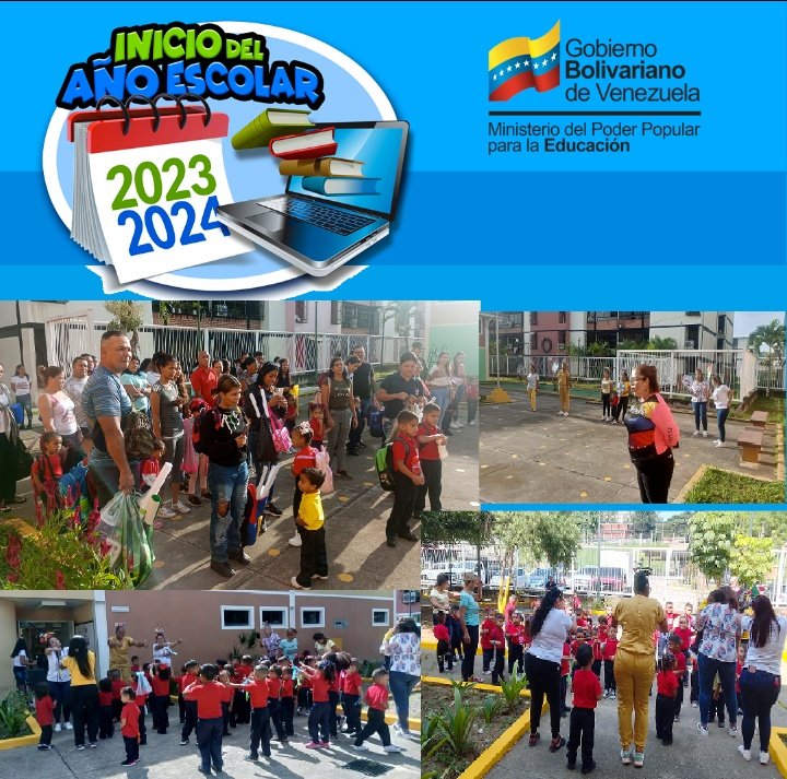 El Inicio del Año Escolar 2023-2024, con alegría y entusiasmo y fortaleciendo  el proceso educativo #mppeducacion #mpped @MPPEDUCACION <a href="/NicolasMaduro/">Nicolás Maduro</a> <a href="/_LaAvanzadora/">Yelitze Santaella</a>