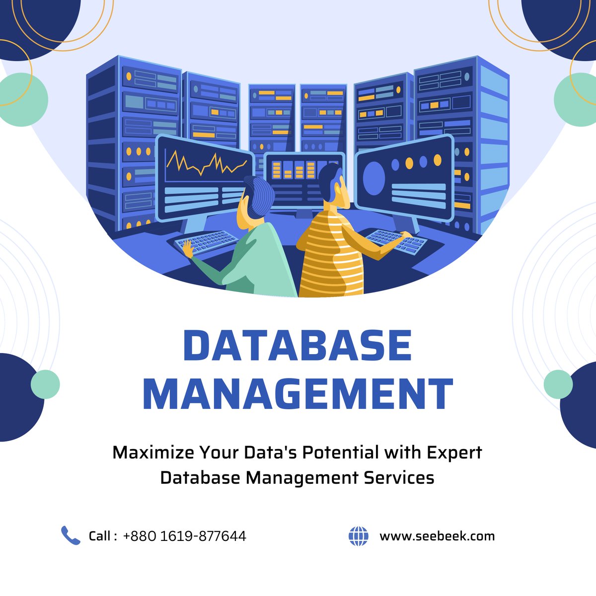 seebeekofficial's tweet photo. 📊 Elevate Your Data with SEEBEEK’s Database Management📊
Unlock the true potential of your business data with SEEBEEK’s Database Management service.🌐
#DatabaseManagement #DataManagement #DatabaseServices #DataSecurity #DatabaseOptimization #DataStorage #DatabaseBackup #BigData https://t.co/U2MAhuOKIF