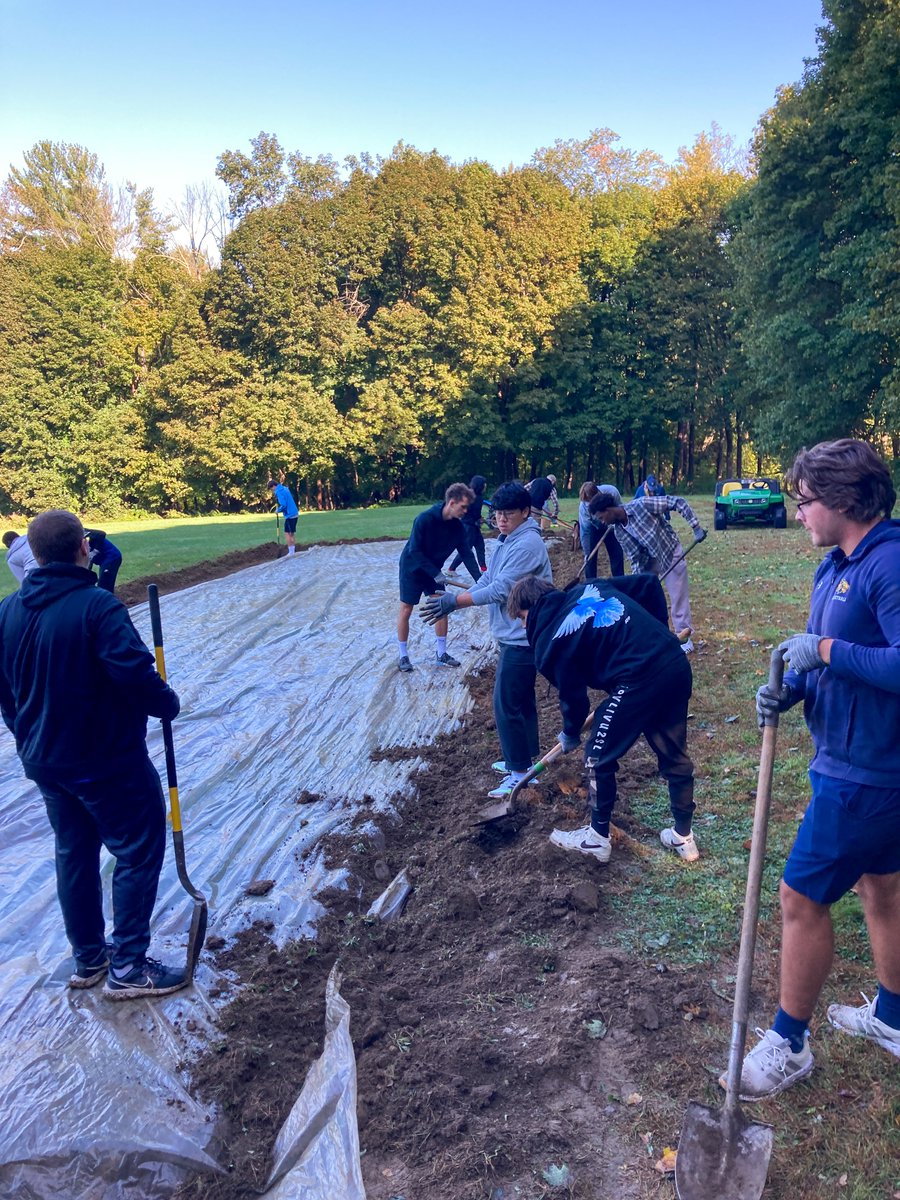 TrinityPawling's tweet photo. Beekeeping & honey extraction, survival skills, soil preparation, & solar energy education...all in a morning of Environmental Stewardship Institute activities here at Trinity-Pawling! #EthosOfEffort #ActiveLearning https://t.co/pDAHnD1FC3