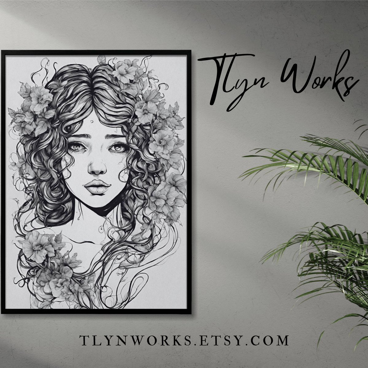 Wall Art, Poster, Sketch Art, Black ink, Line Art, Vector, Hom by TlyNWorks etsy.me/3PGsPQL via <a href="/Etsy/">Etsy</a>