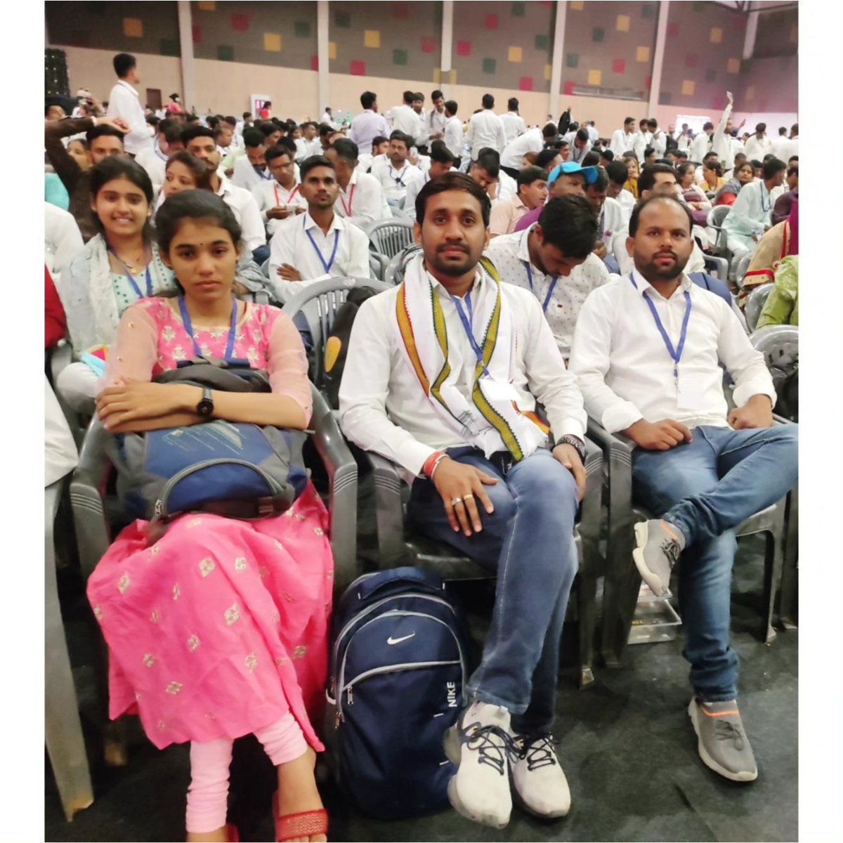 Kishansaini0607's tweet image. महात्मा गांधी जी की जयंती पर आयोजित जनसम्मान सम्मेलन' में राजस्थान से सभी RYMP के साथ कार्यक्रम में पहुंचे | 🤝🙏
जेईसीसी, सीतापुरा, जयपुर

#ashokgehlot #Jaipur #sitapura #JECC #RGyuvamitra @ashokgehlot51 @RG_Yuva_Mitra