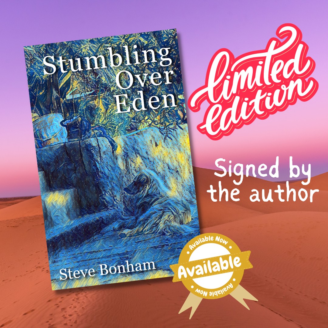 Artisan Creative (@artisancrtvltd) on Twitter photo 📚 "Stumbling Over Eden" is still ON SALE! Dive into an epic journey from the Atlas Mountains to the Sahara. 🌄 Grab your copy on our website or Amazon. Plus, exciting news coming soon! 🤫 #StumblingOverEden #BookSale #AdventureAwaits
artisan-creative.com/shop/p/stumbli…
<a href="/stevebonham01/">Steve Bonham</a> 📚 "Stumbling Over Eden" is still ON SALE! Dive into an epic journey from the Atlas Mountains to the Sahara. 🌄 Grab your copy on our website or Amazon. Plus, exciting news coming soon! 🤫 #StumblingOverEden #BookSale #AdventureAwaits
artisan-creative.com/shop/p/stumbli…
<a href="/stevebonham01/">Steve Bonham</a>