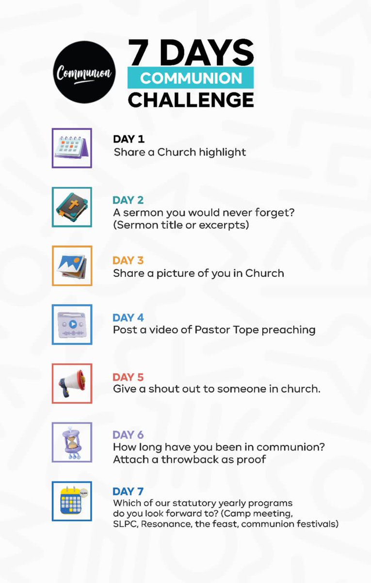 Let's get this😉 @communionglobal
#CommunionChallenge
#Digitalevangelism