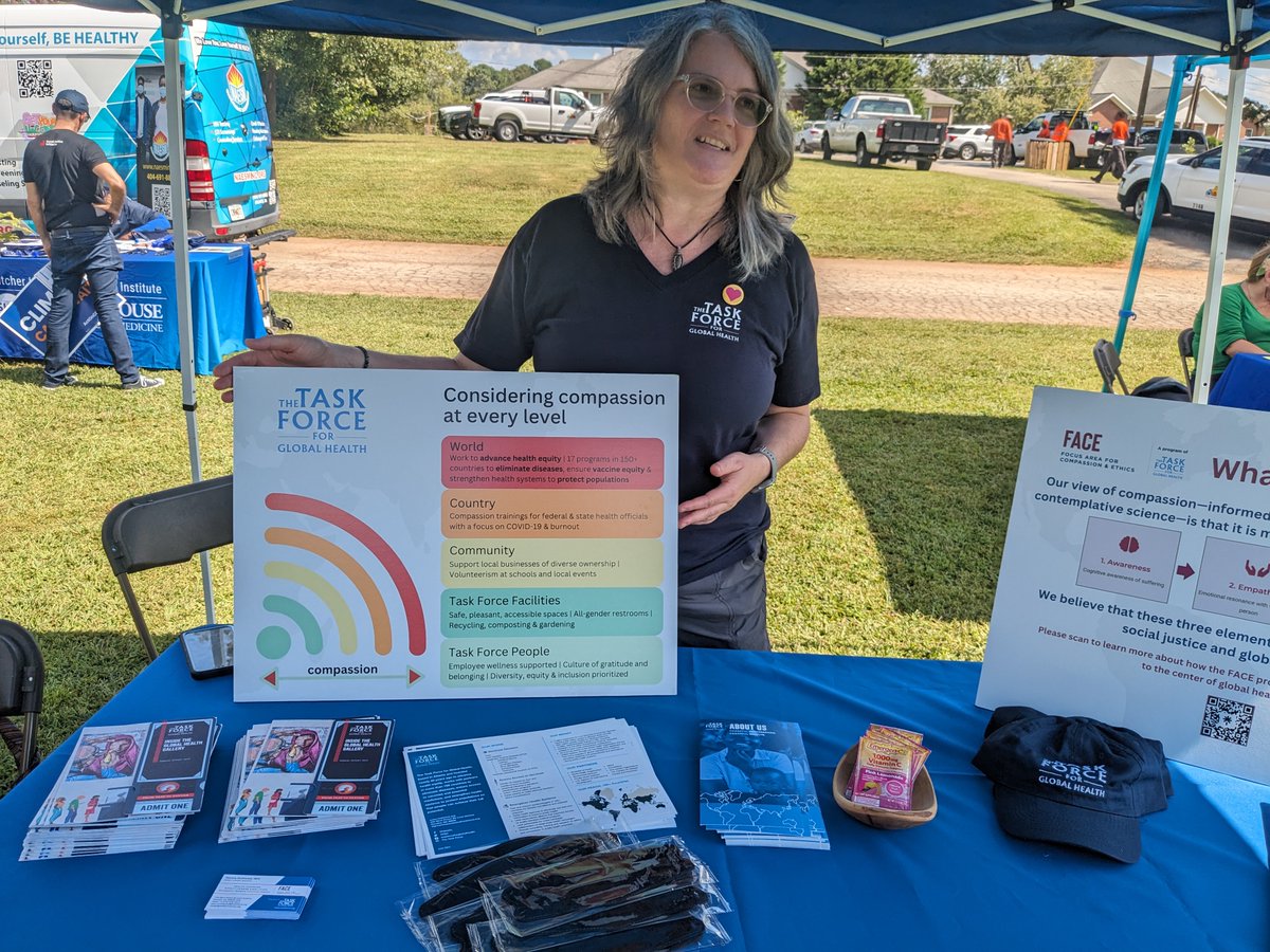 FACEofHealth's tweet photo. ICYMI: @TFGH participated in #CompassionCon over the weekend! Thank you to Patricia Richmond for representing FACE and the Task Force and speaking to our local community about compassion in #GlobalHealth ❤️ #CompassionateATL https://t.co/rtJrWbIe9s