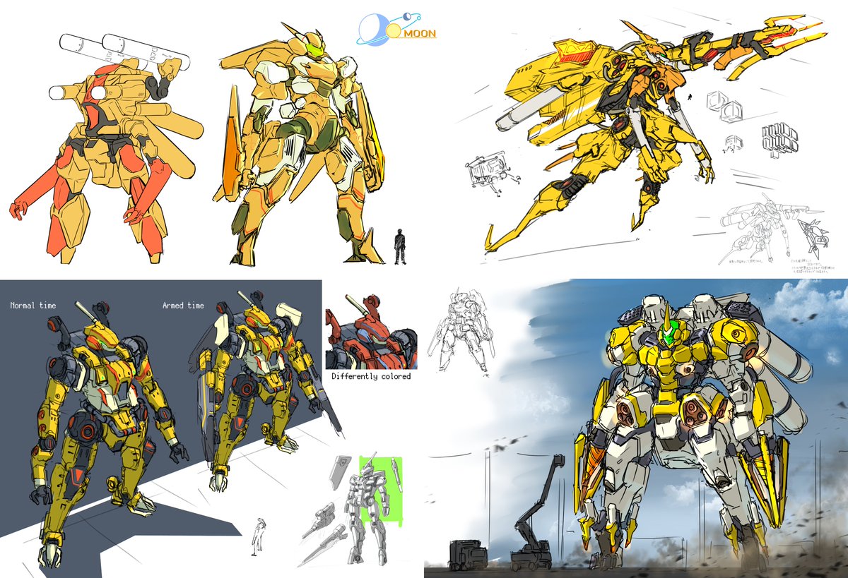 #10月になったのでフォロワーに自己紹介しようぜ
It's October, so let's introduce ourselves to our followers.

ロボットたくさん描いてます!
I draw a lot of robots! 