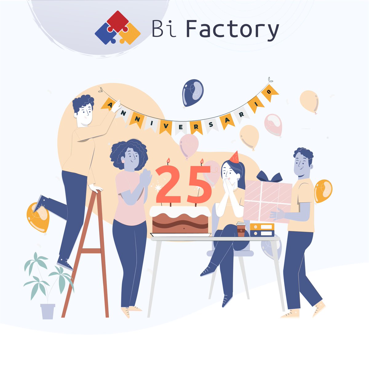 BiFactoryS's tweet photo. 25 Anni di Dati nel Cuore ❤️🎂
FACTORY SOFTWARE, ora Bi Factory compie un importante traguardo: 25 anni di attività. 

#Anniversary #business
#DataAnalytics #businessintelligence https://t.co/QFyq6IJA7X
