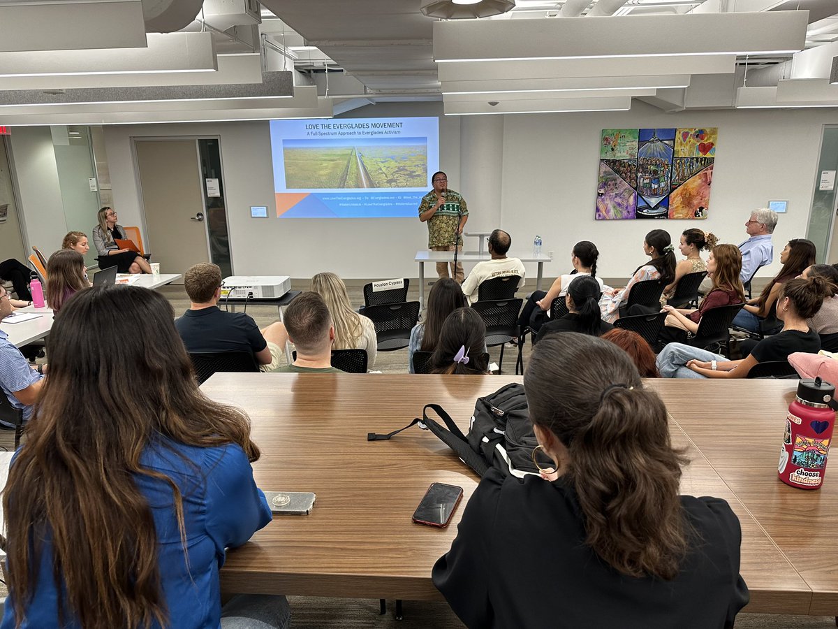 UMLawIC's tweet photo. Clinic students heard from community leaders Houston Cypress and Keith Ivory at an all-clinics kick-off event in the new clinic space https://t.co/uCepJufuZ6