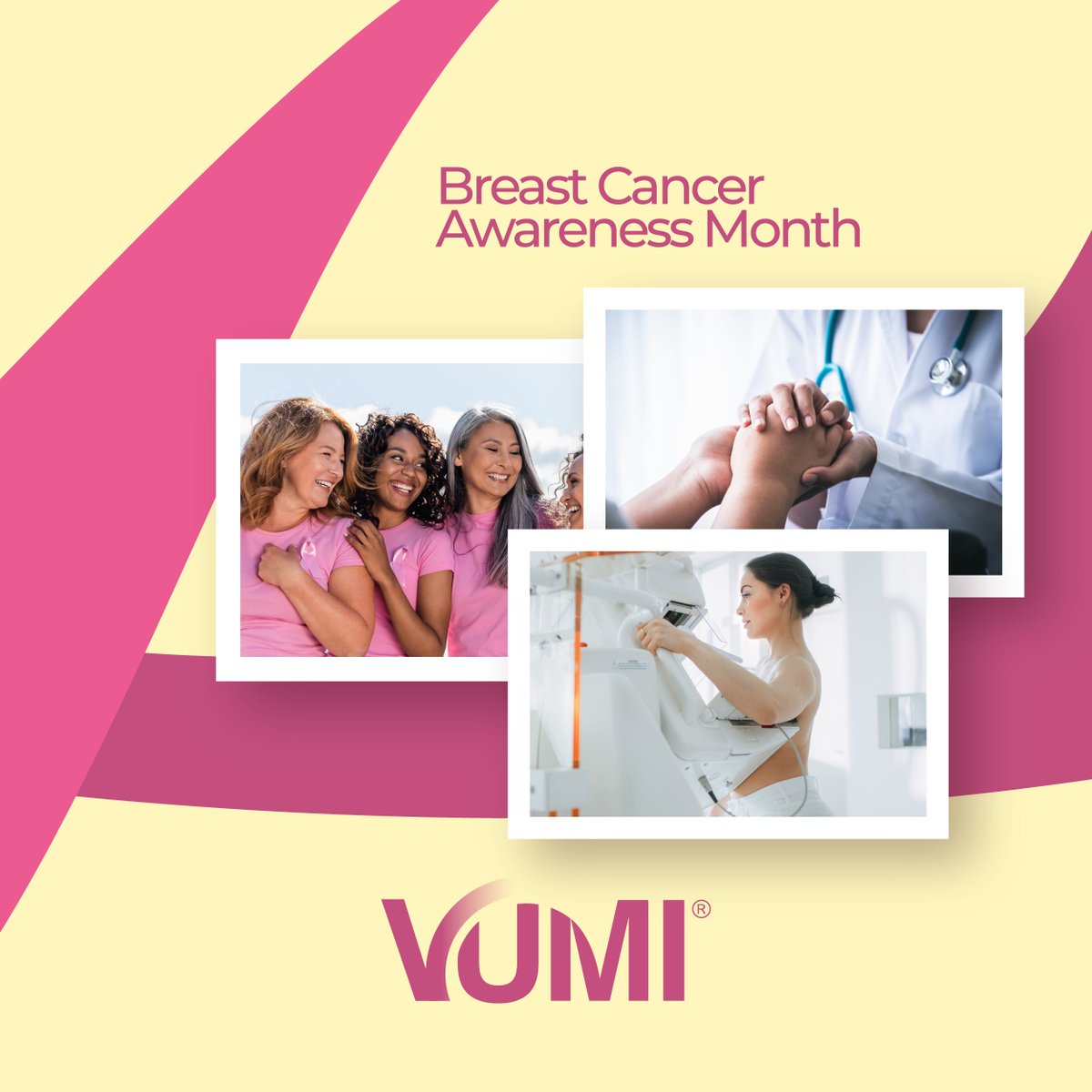 VUMIGroup's tweet photo. October is Breast Cancer Awareness Month. VUMI® wants to give every woman access to valuable information to increase awareness of the disease and encourage early detection.
#VUMIisWithYou #LetsGoHandInHand #HealthInsurance #GlobalCoverage #BreastCancerAwarenessMonth https://t.co/j4FLPvp3y3