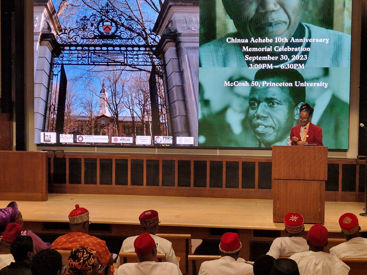 What an honor it was to be asked to read at an event celebrating THE Chinua Achebe #themiddledaughter