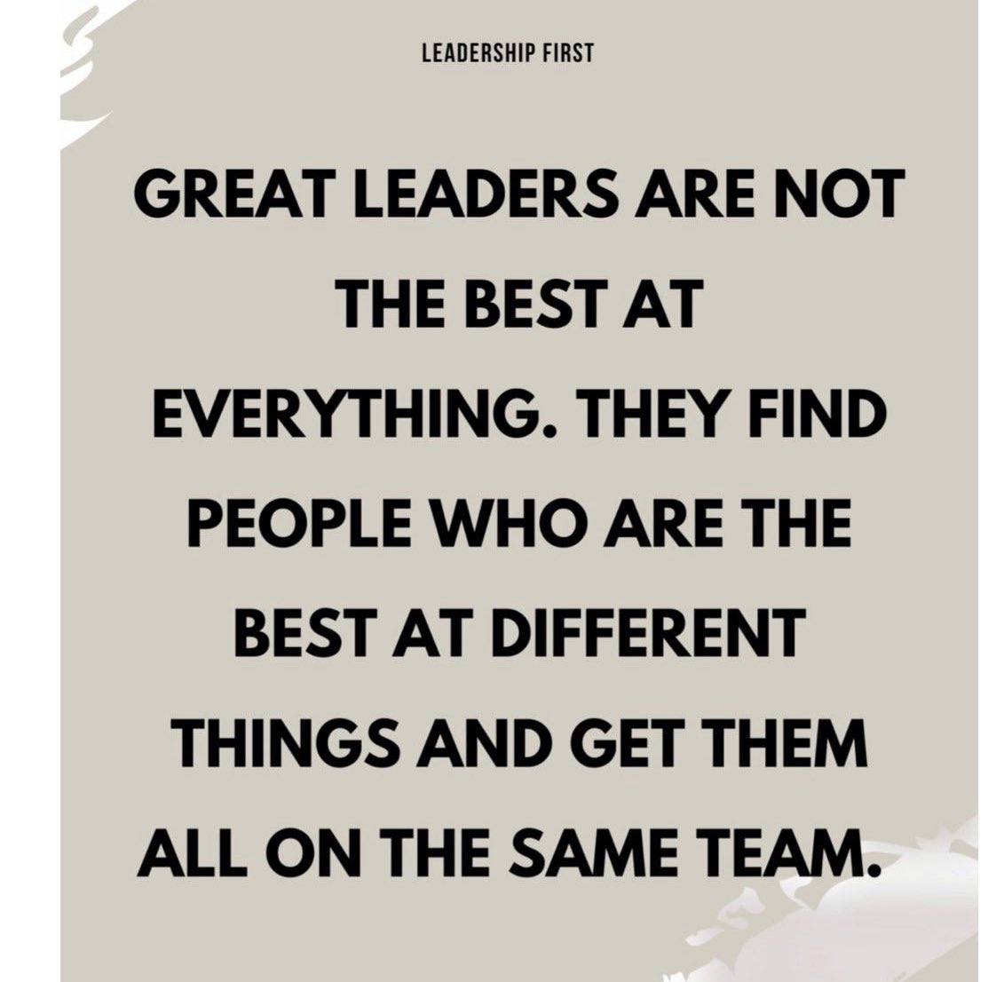 #Leadership