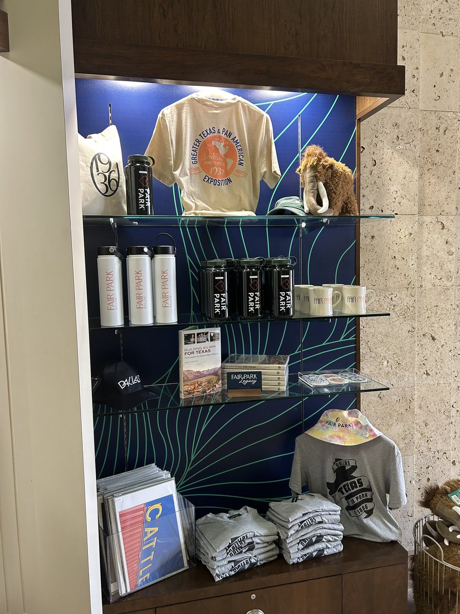 TSPArchive's tweet image. Fair Park patrons can now find Walt Davis&apos; fantastic book on the Natural History Museum for sale at the Fair Park Visitor&apos;s Center by the lagoon, along with lots of cool Fair Park gear! Come check it out!
