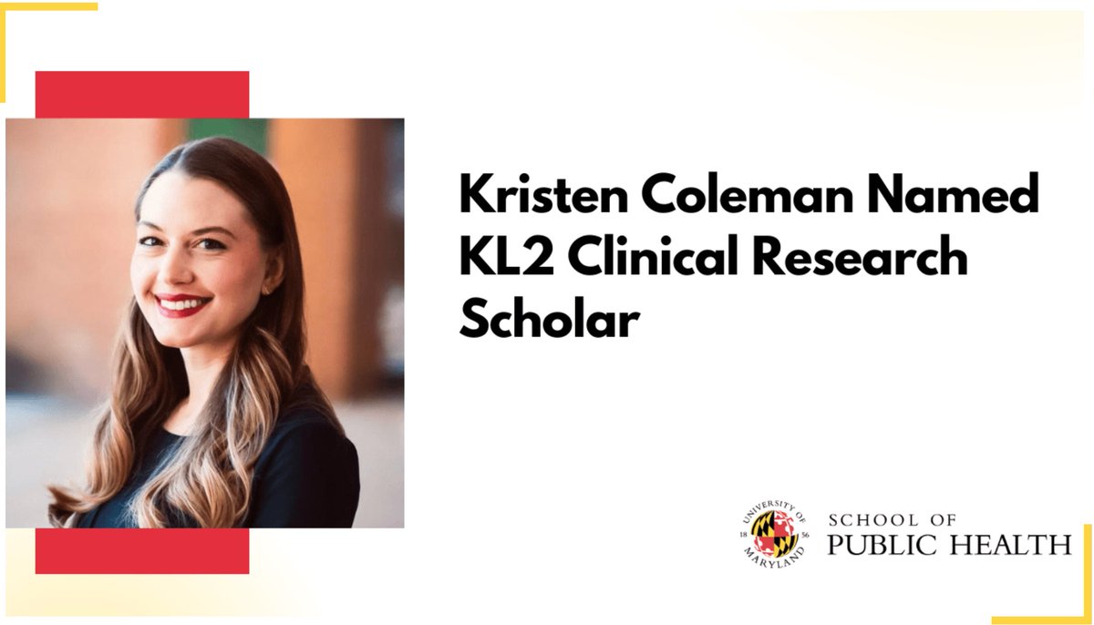 Congratulations to @drkristenkc on her appointment as the new KL2 Clinical Research Scholar at @UMBICTR! This three-year appointment recognizes her exceptional work in infectious disease research, and provides support for professional development.