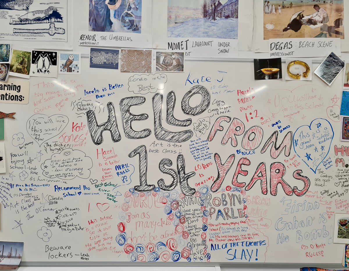 Attention sixth class parents and guardians. We are accepting applications for first year, 2024/25 from today until Monday, 23 October 2023 at 16.00.  Further information is available at the link below. 

loretowexford.com/administration…