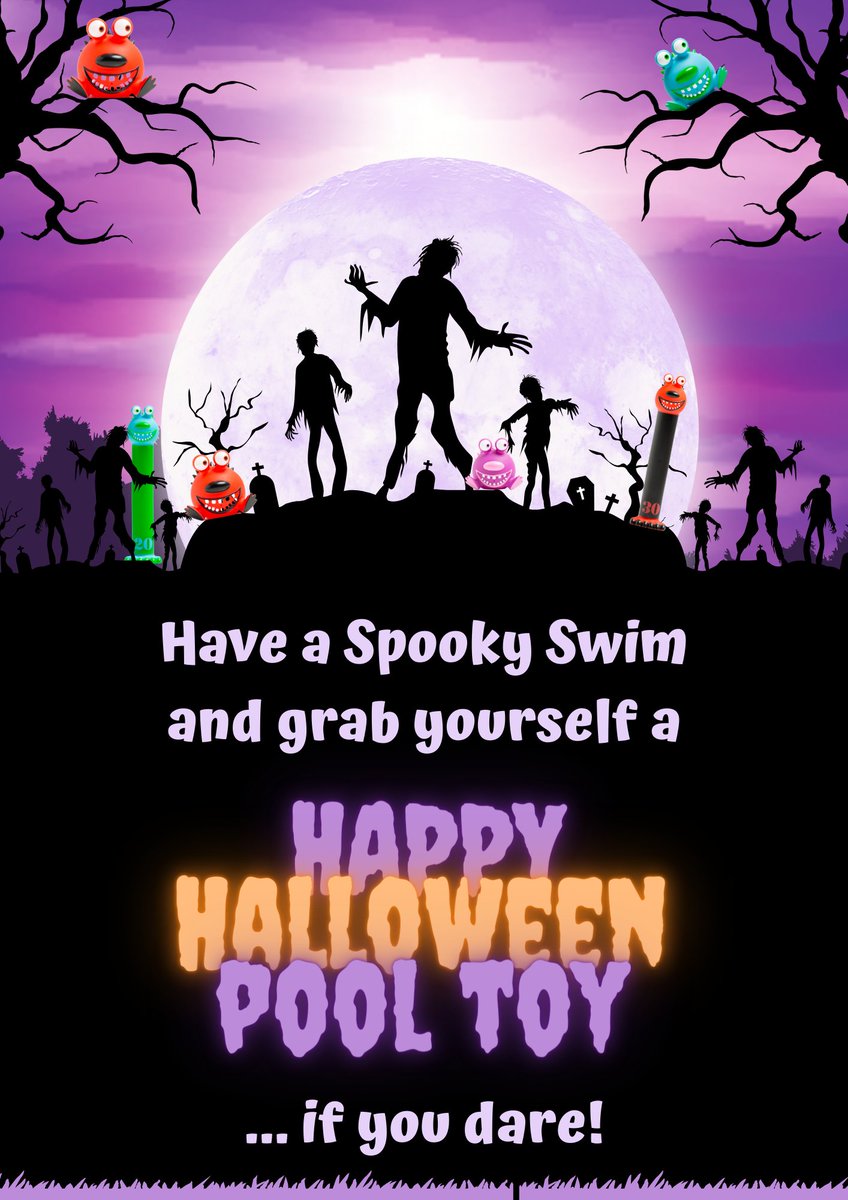 Sportmax_LCRS's tweet photo. Halloween pool toy posters available to all our pools now.
Let us know if you need a copy.
Send a pic of your Halloween decorated retail display to enter a competition to win a bunch of goodies for the staff. https://t.co/8ovnBRr4xJ