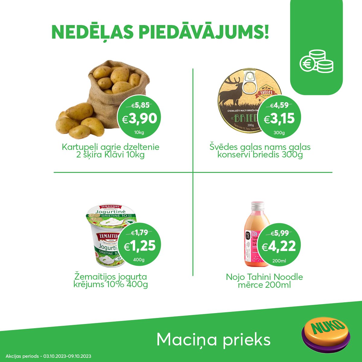 NUKO_lv's tweet photo. Iepriecini savu maciņu un uzlabo noskaņojumu sev! To jau ir pārbaudījuši tūkstošiem NuKo klienti. 😊

Ieskaties mūsu nedēļas precēs un pārliecinies arī tu.

👉 https://t.co/r7trHV8M0w

#Nuko #Rīga #Latvija #atlaides #akcija https://t.co/iwDh32Ie9R