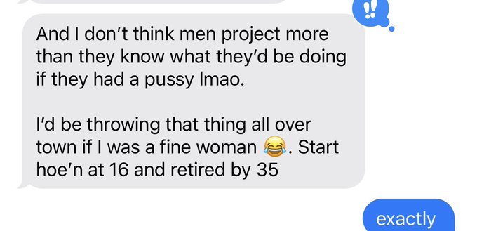 finally an honest man 😂 i need men to stop acting like they wouldn&rsquo;t sell pussy if they had one https://t