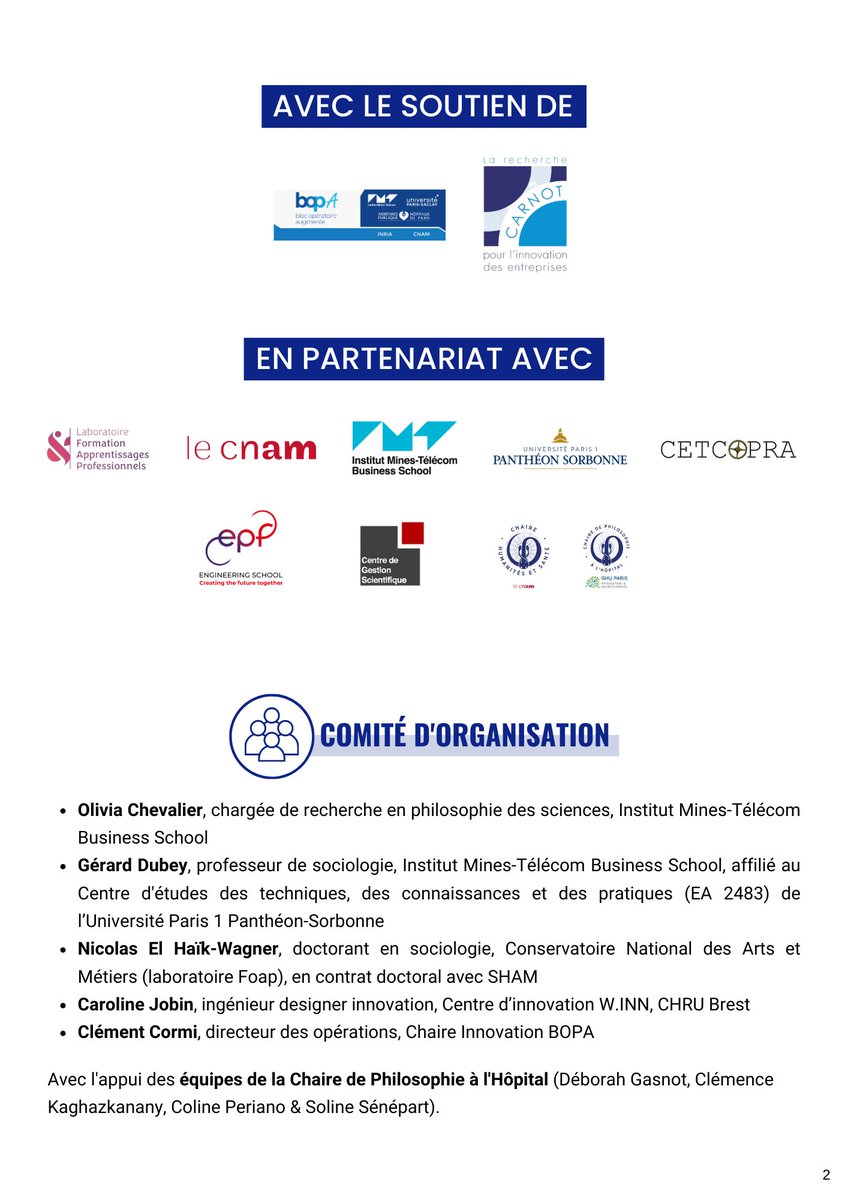 Chaire de Philosophie à l'Hôpital tweet media