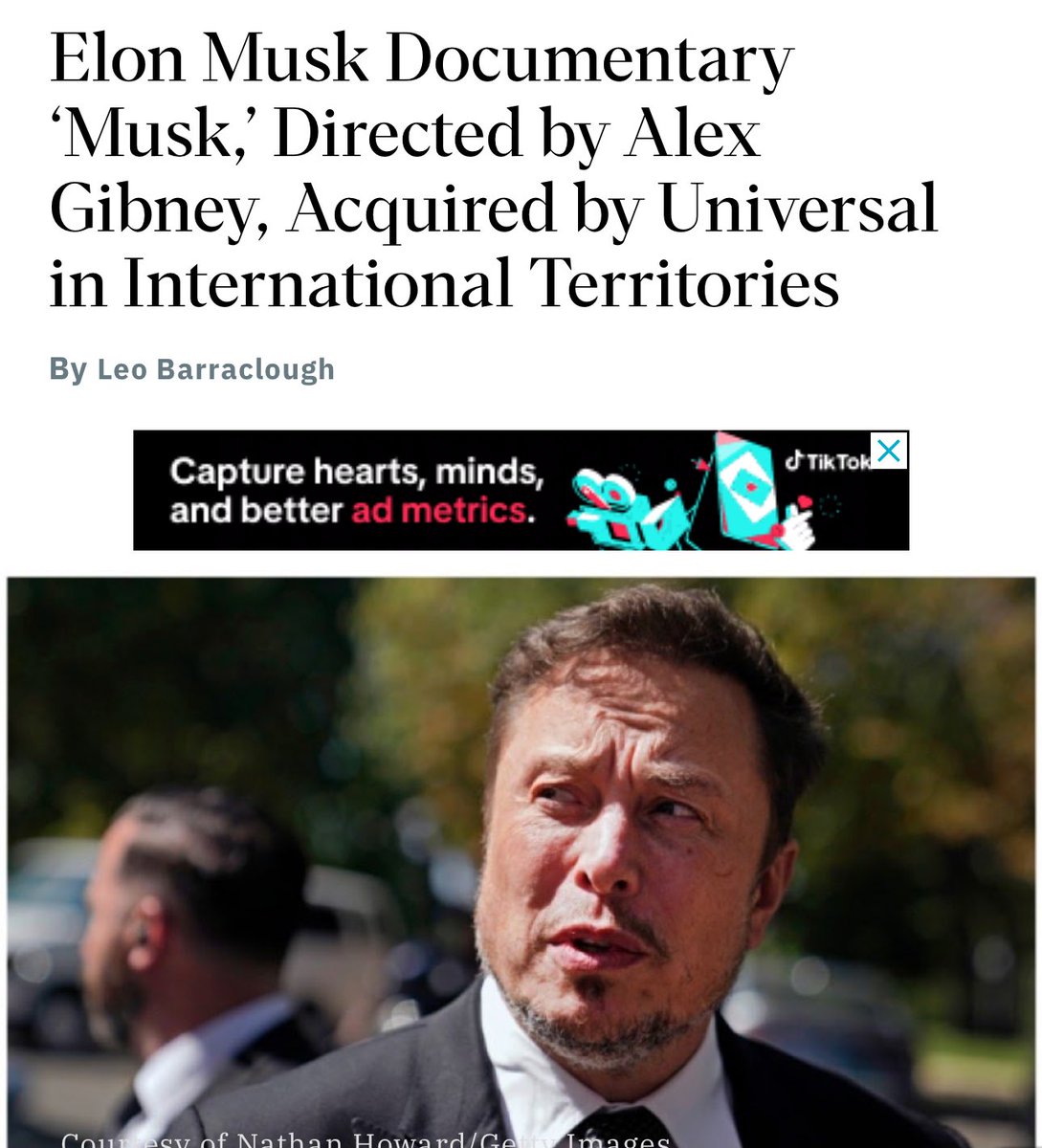 Elon Musk's documentary to be called "Musk"