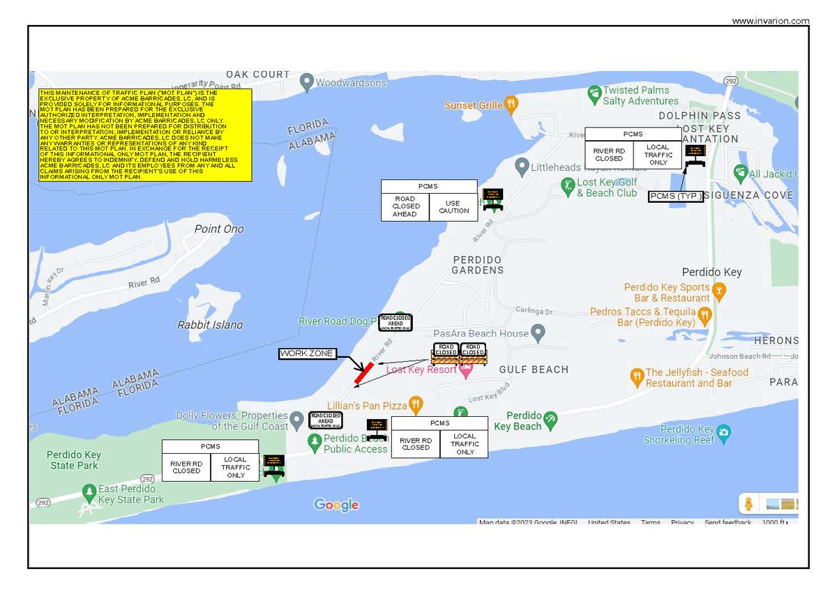 myescambia's tweet photo. 🚧 River Road will experience a road closure with detours beginning Tuesday, Oct. 17.  The road is expected to re-open by January 2024, with work expected to be completed by February 2024.

👀👉 Read more: https://t.co/whmlFPo4fV https://t.co/5IA9jG6C7O