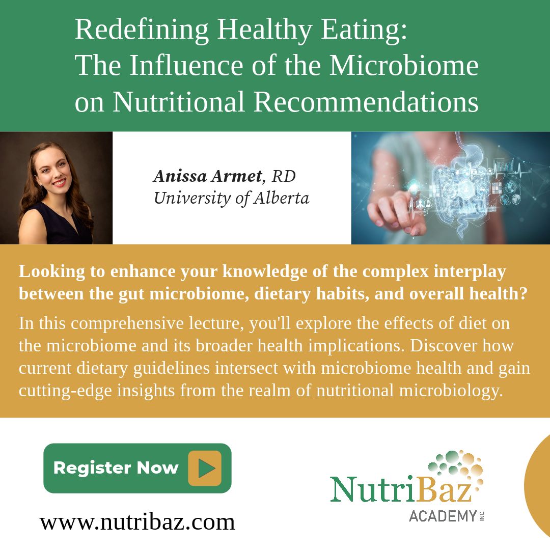 Explore the intricate relationship between diet, the microbiome, and health in this lecture. Gain an understanding of what the gut microbiome truly is and learn how current dietary guidelines intersect with microbiome health.#Microbiome #GutHealth #DietaryGuidelines #NutriBaz