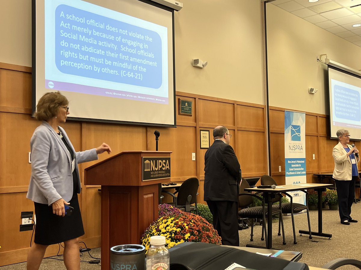 So grateful for the collaboration between @NJSchoolPRAssoc & @njsba! Thank you for another informative presentation today. See you all at #Workshop2023 later this month. #schoolPR