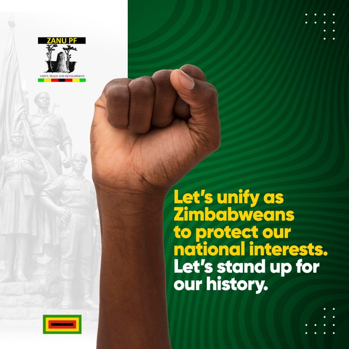 chipfeko's tweet image. We must unite as Zimbabweans to protect our national interests. Let&apos;s  set aside differences and stand together for a better future.  #ZimbabweUnity #ProtectOurInterests 🇿🇼
Let&apos;s stand up for our history