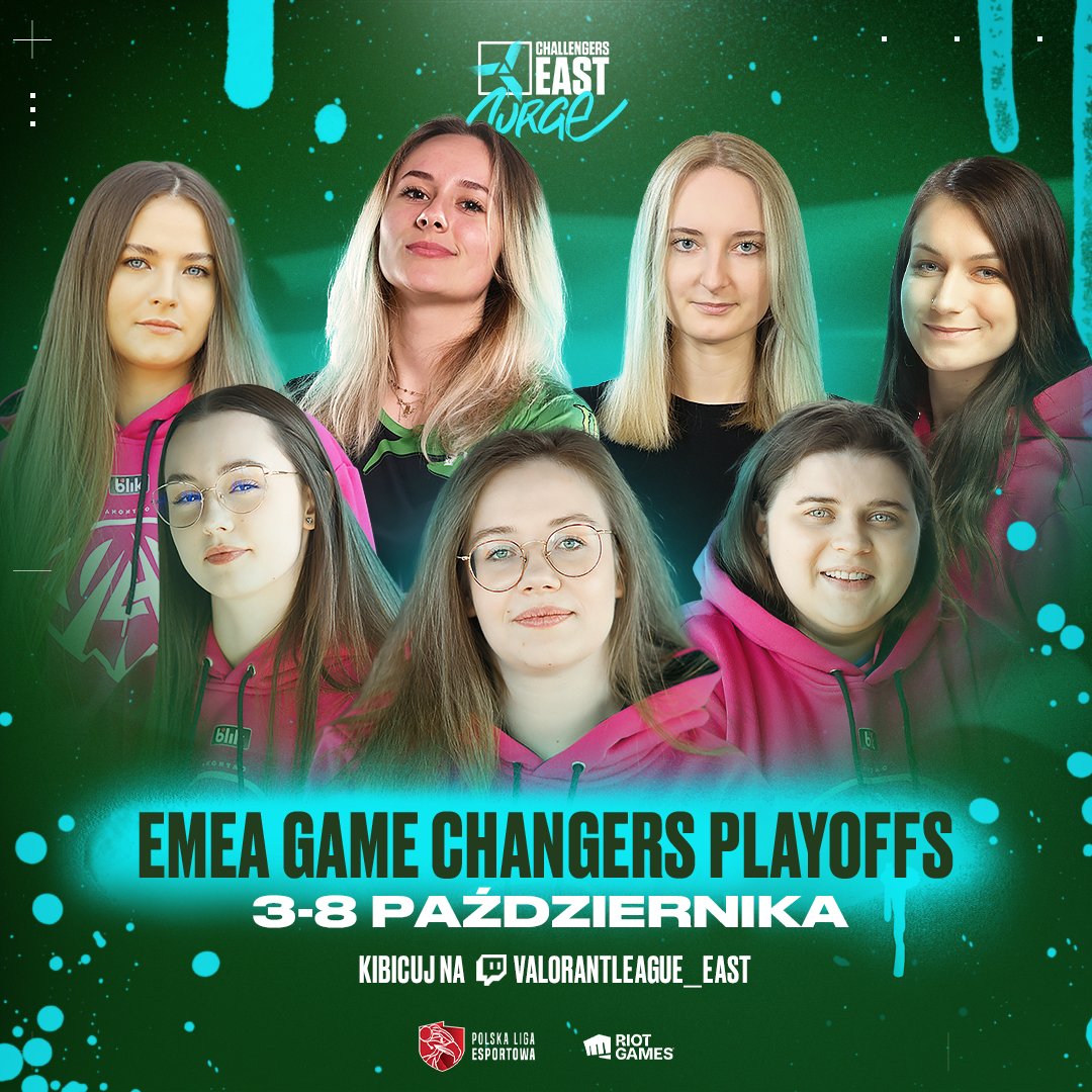 Już jutro siedem Polek rozpocznie rywalizację w playoffach @EMEAGameChangers 😍 Stawką jest wyjazd na Game Changers 2023 Championship!

Powodzenia @TIGERAnonymo <a href="/speedowka/">speedowka 😼</a> <a href="/martiivlr/">Marti</a> 🫡

Oglądajcie i kibicujcie już od jutra na twitch.tv/valorantleague… 💪