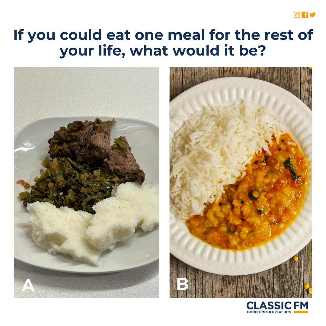 Which meal would you eat for the rest of your life; Is it ugali or rice?