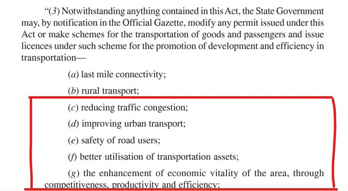 CityBuilderMan's tweet photo. @LavanyaBallal If an old useless law is causing suffering to people, the law must be amended

The Motor Vehicles (Amendment) Act, 2019, Section 13, explicitly says that State Governments can amend these laws in public interest.

Bring change like Manmohan Singh did in 1991. Don't regress. https://t.co/SOEEEsoyHa