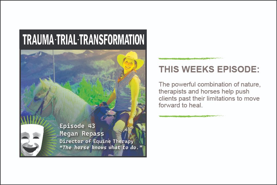 This episode brings a fresh perspective on healing trauma through nature and horses. Megan Repass, an Equine Therapist, discusses how horses facilitate the healing process.  juliethuck.com/podcast-trauma… #therapy #Healing