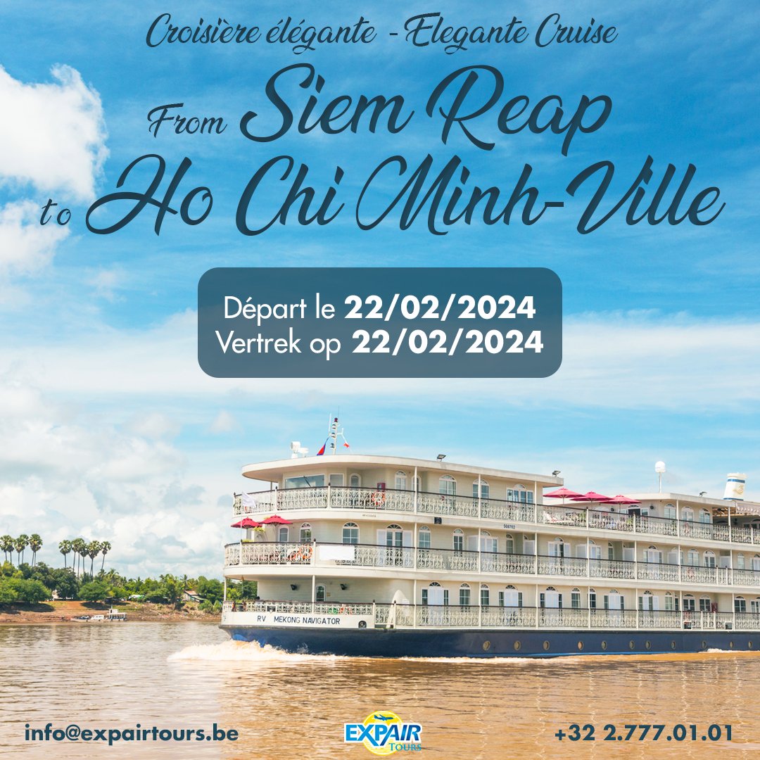 expairtours's tweet photo. 🌎 Croisière Élégante Au Fil Du Mekong
🌎 Elegante Cruise Langsheen De Mekong
⚊⚊⚊⚊⚊⚊⚊⚊⚊⚊⚊⚊⚊⚊⚊⚊⚊⚊⚊⚊⚊⚊⚊⚊⚊⚊⚊⚊ https://t.co/vTMwVHy98M