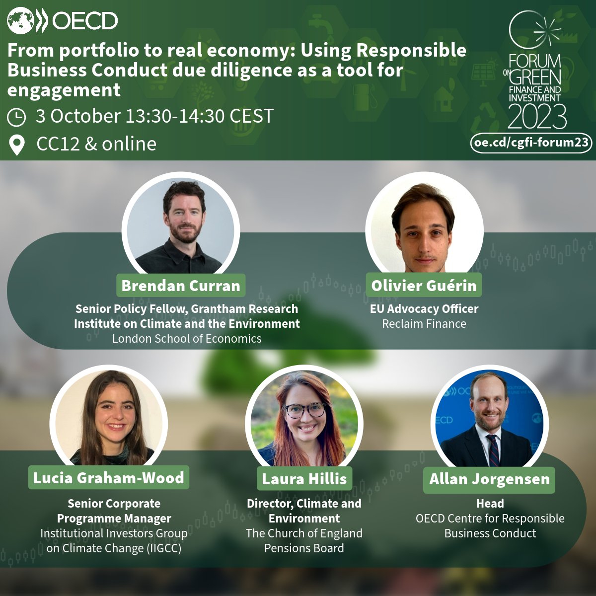 “NEW #OECD tool for institutional investors on managing #climate risks and impacts through #DueDiligence - introduced at the OECD #Green Forum on #Finance and #Investment at 13:30 on 3 October: oe.cd/5ds
Tune in for practical recommendations towards #netzero.”