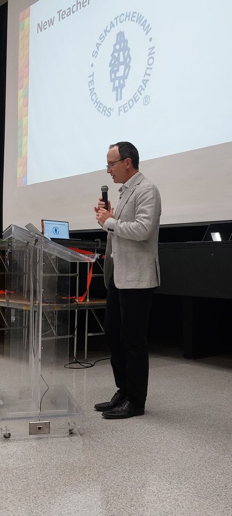 CTA President Neal Boutin and STF President Samantha Becotte <a href="/STFPresident/">Samantha Becotte</a> welcome 11 new members to the STF/CTA and 10 new members to the CTA!