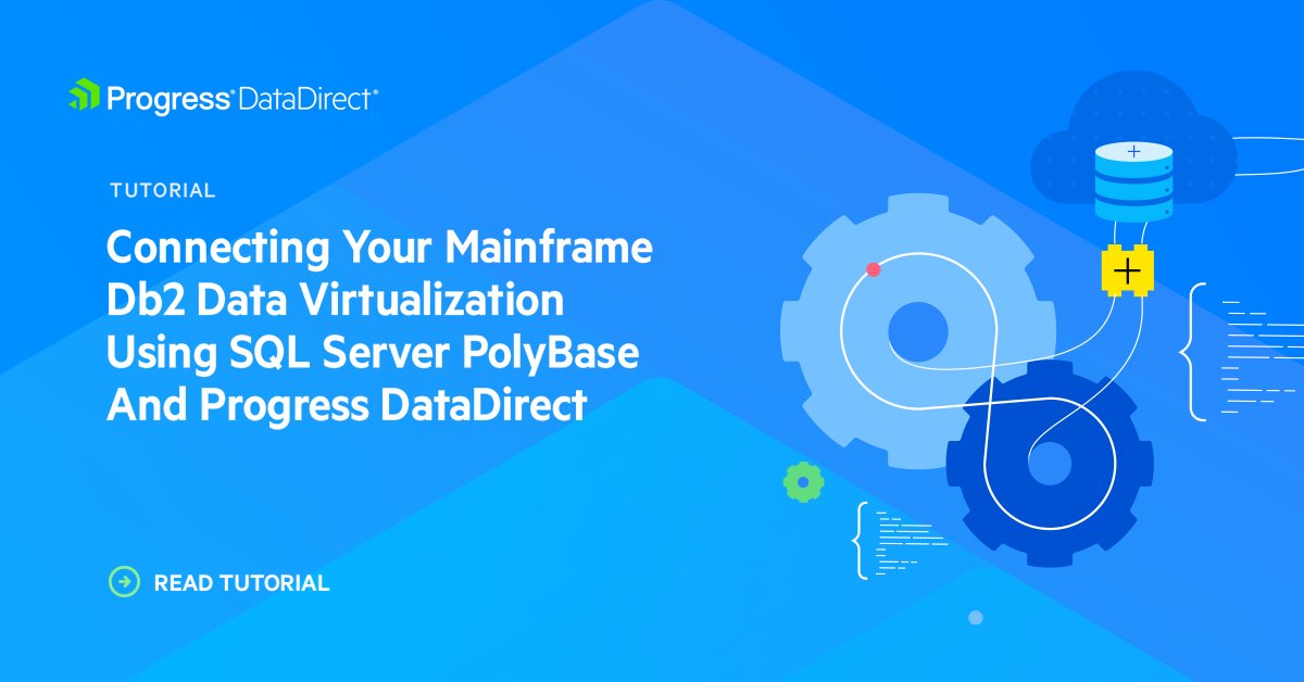_DataDirect's tweet image. Read Microsoft's latest blog on Mainframe Db2 Data Virtualization using SQL Server PolyBase (Shh, it uses Progress DataDirect)
#tutorial #ProgressDataDirect #tutorial #Db2 #SQLServer
prgress.co/45JJBVw