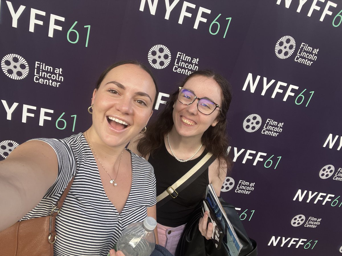 rileyutley's tweet photo. I love @TheNYFF, I adore @katiehopsicker, and we give big props to the stand by line!

Going to NYFF is always so special, and seeing FALLEN LEAVES there was such a treat! https://t.co/7AL6kveXq9