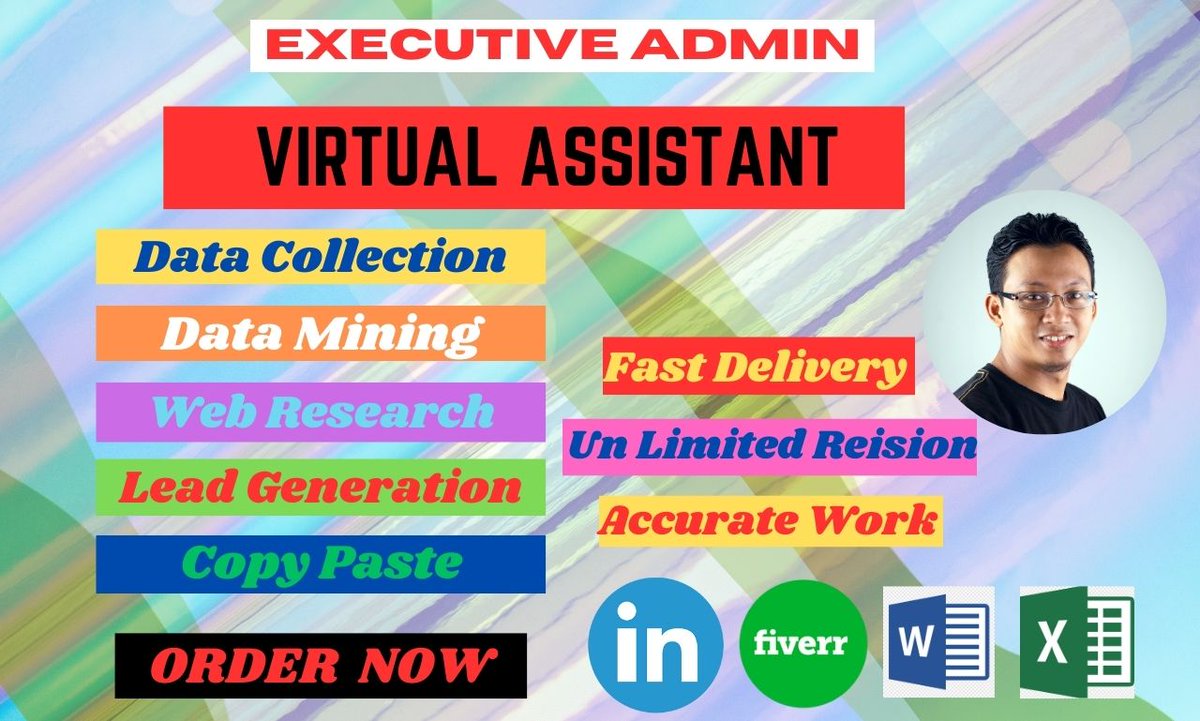 MdAziz848145's tweet image. I will do your best virtual assistant, data entry and web research
fiverr.com/s/el47Xg
#virtualassistant #Businessdataentry #webresearch #datamining #exceldataentry #datascraping #Copypaste #Typingwork #B2bleadgeneration #Datacollection #Pdftoexcel