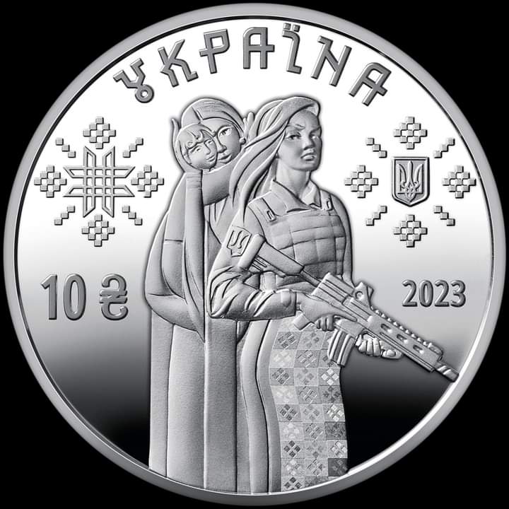 MarysyaKuts's tweet photo. Монета НБУ "Захисниці" https://t.co/2gC3kEdRJl
