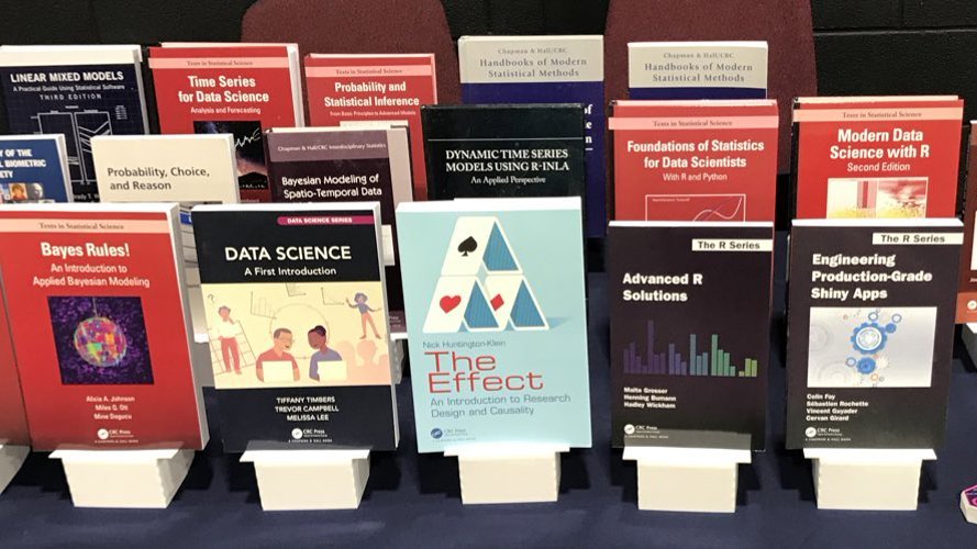 Are you writing a book in #statistics, #datascience or #Econometrics either with R Markdown or by other means? If so, I would be interested in chatting with you about publishing with CRC. You can leave your online book up for free. #rstats #econtwitter @CRC_MathStats