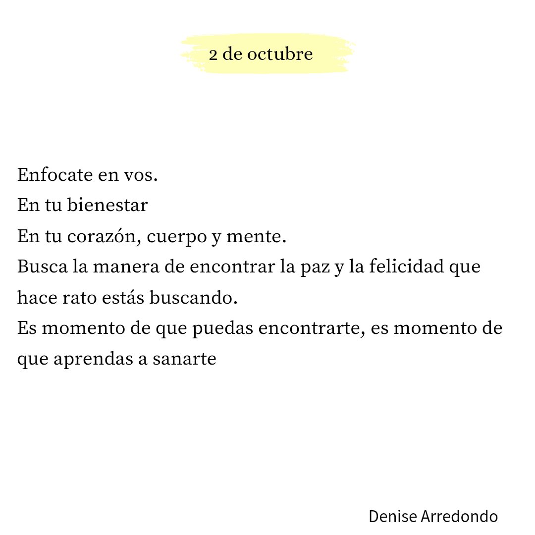 2 de octubre 🤍☀️