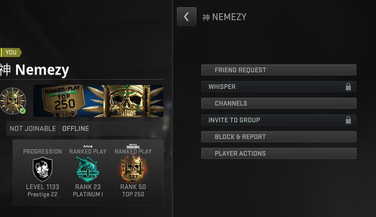 DonKaaklijn's tweet photo. Yo @Activision @ATVIAssist @RavenSoftware these guys have been cheating their ass off the last two weeks can you please do something???? https://t.co/G6hLadZLbP