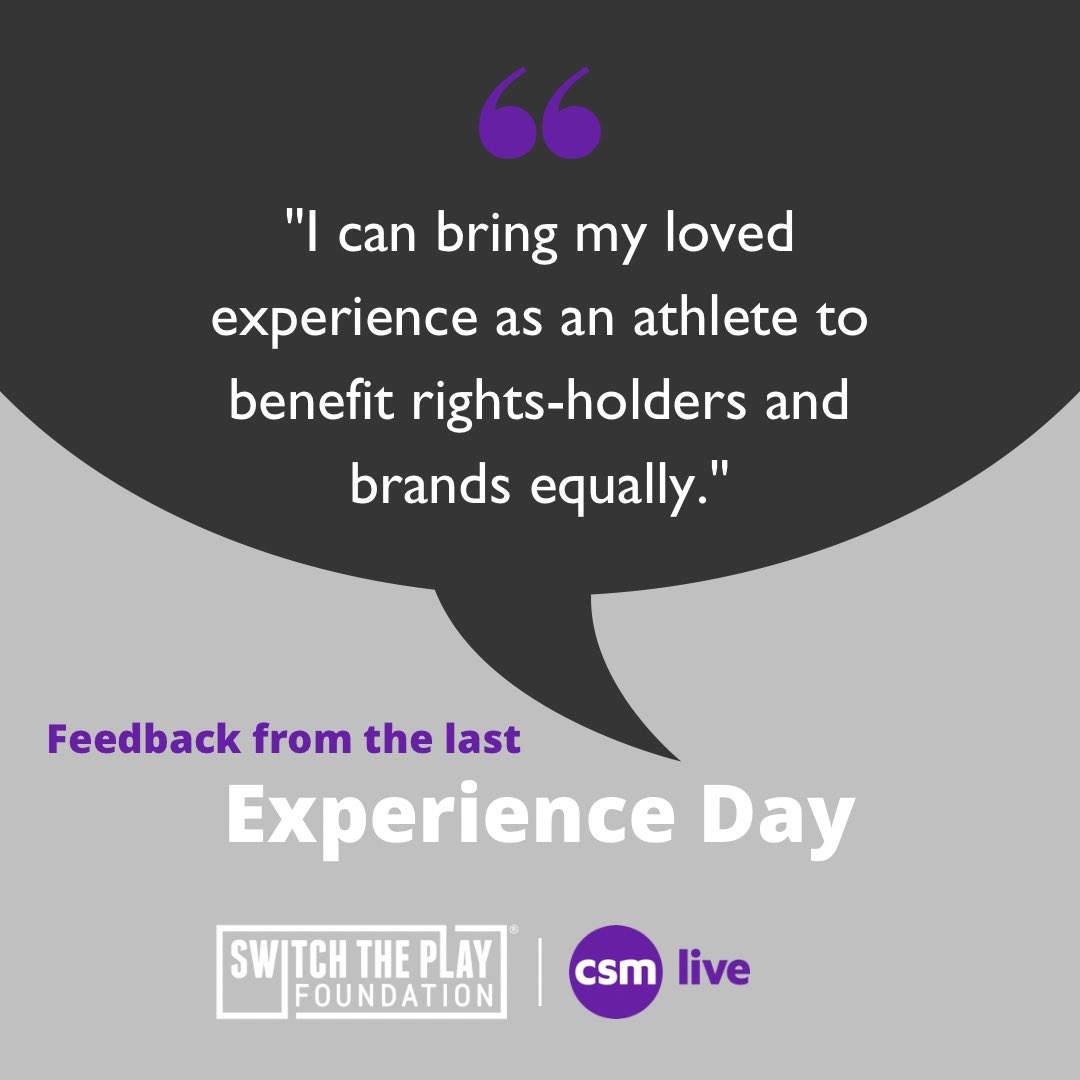 Switch_the_Play's tweet image. We have teamed up with @CSM_Worldwide again to put on this fantastic event for #athletes

Here’s what you said about last years event…

Sound like something that would help you? 🫵

All details and signup here: switchtheplay.com/events/csm-ath…