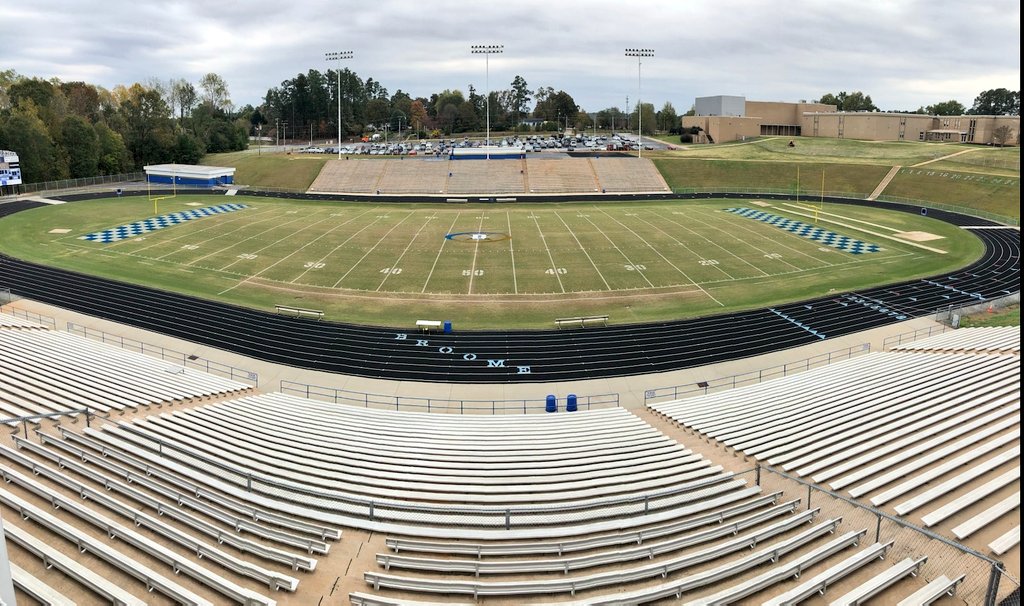 HamesPro's tweet photo. 🏈Football season is here! Broome High in Spartanburg is getting upgrades and additinal speakers for their season and many more to come! Install team is in school today too. 
More info at https://t.co/omw3fb5xgV #hamespro #audio #Visual #techy #school #broome #install #train #use https://t.co/jR11VFMVKT