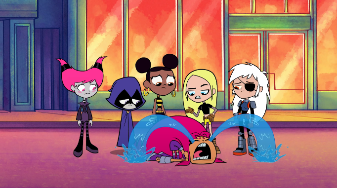 rariatoo's tweet photo. My favorite Blackfire-related episode is TTG's "Girls Night In." https://t.co/3UCWuNqU9B